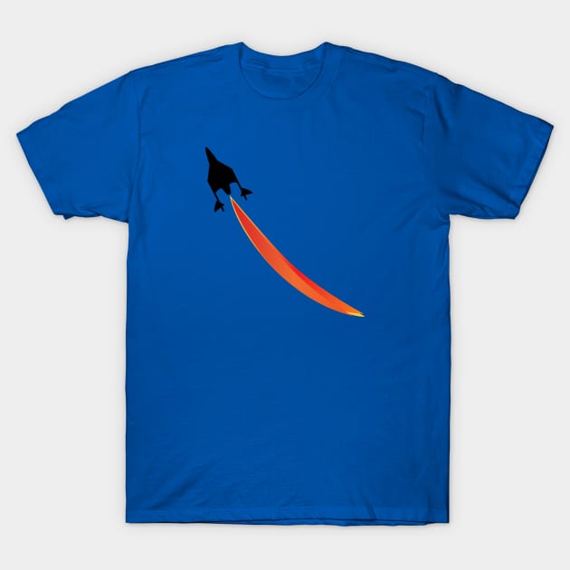 Spaceship Launch T-Shirt by Vidision Avgeek